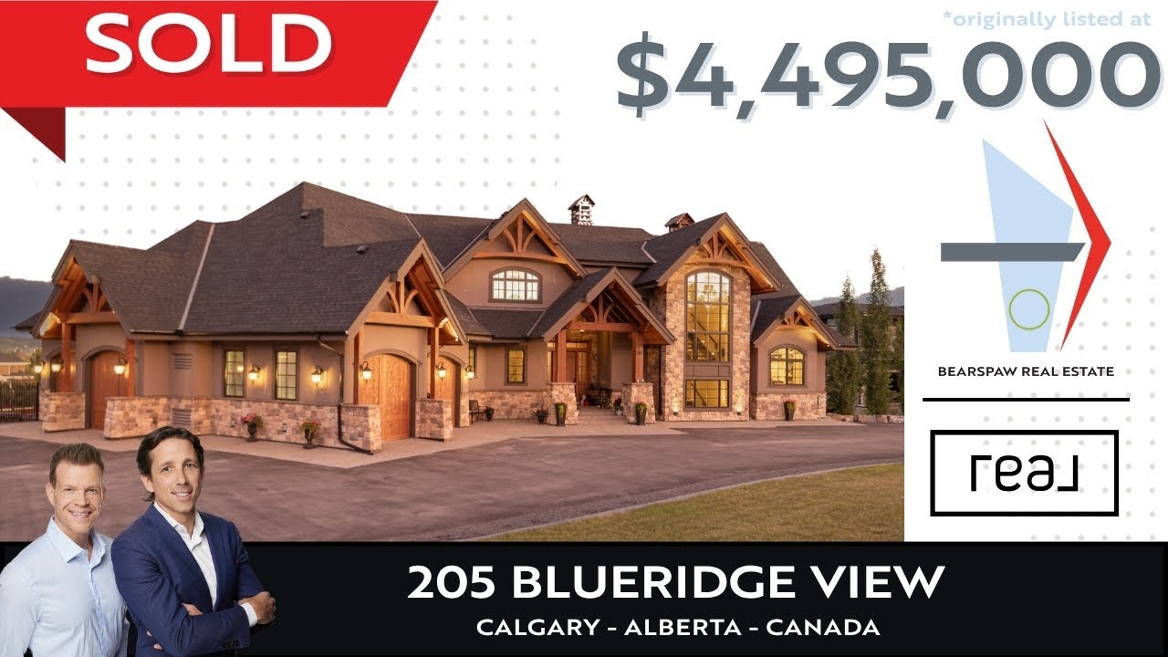 Bearspaw Real Estate Luxury Tour: 205 Blueridge View