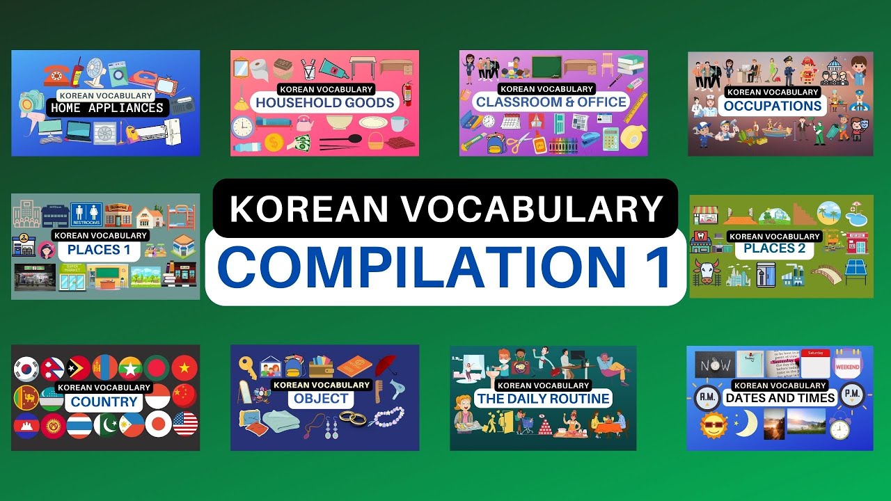 Korean Vocabulary: Compilation 1