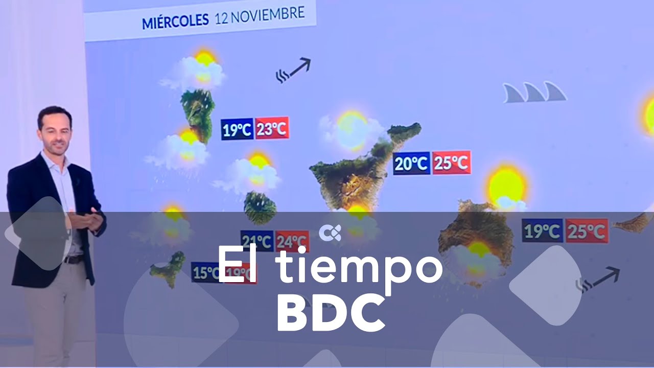 Aviso naranja por lluvias en Tenerife, La Gomera, El Hierro y La Palma