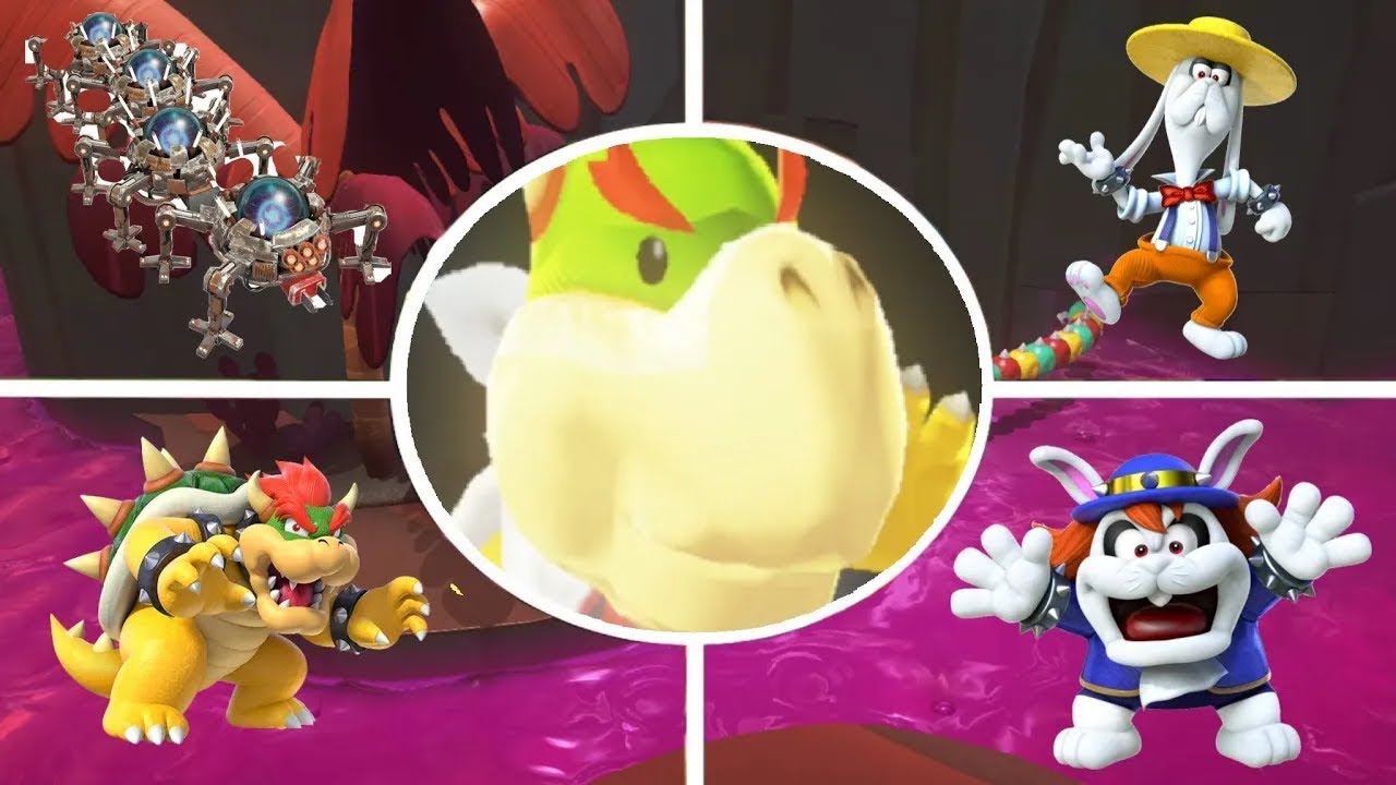 Super Bowser jr Odyssey - All Bosses