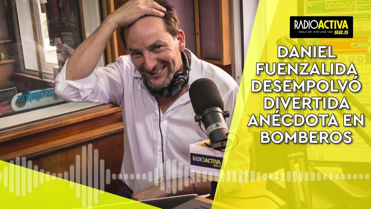 🟡 #AUDIO: DANIEL FUENZALIDA DESEMPOLV&Oacute; DIVERTIDA AN&Eacute;CDOTA EN BOMBEROS