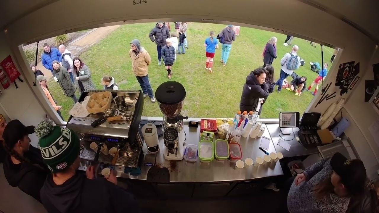 Belgian Waffles and coffee @ Soldier's Memorial Park pt.1