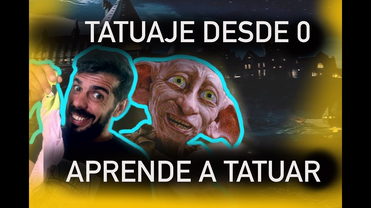 🔥Aprende a tatuar a Dobby desde cero🔥 HARRY POTTER