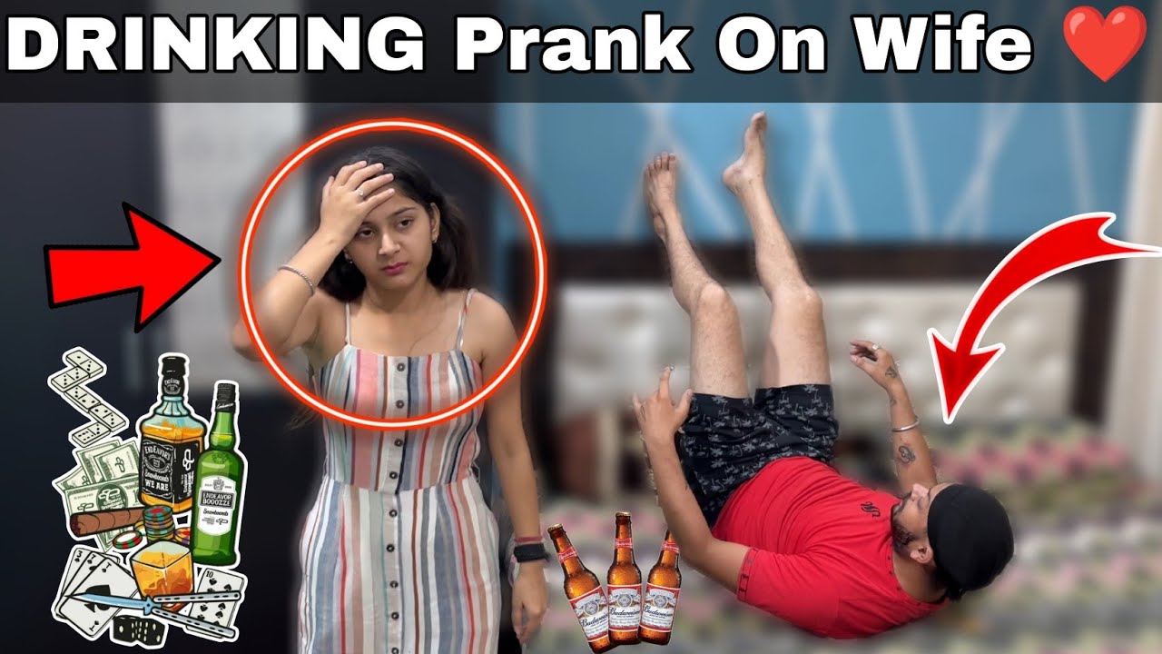DRINKING PRANK on Wife 😯||Sharab Pe K Kiya Ghaar Pe Bawaal 🥳||@rpvlogsandpranks
