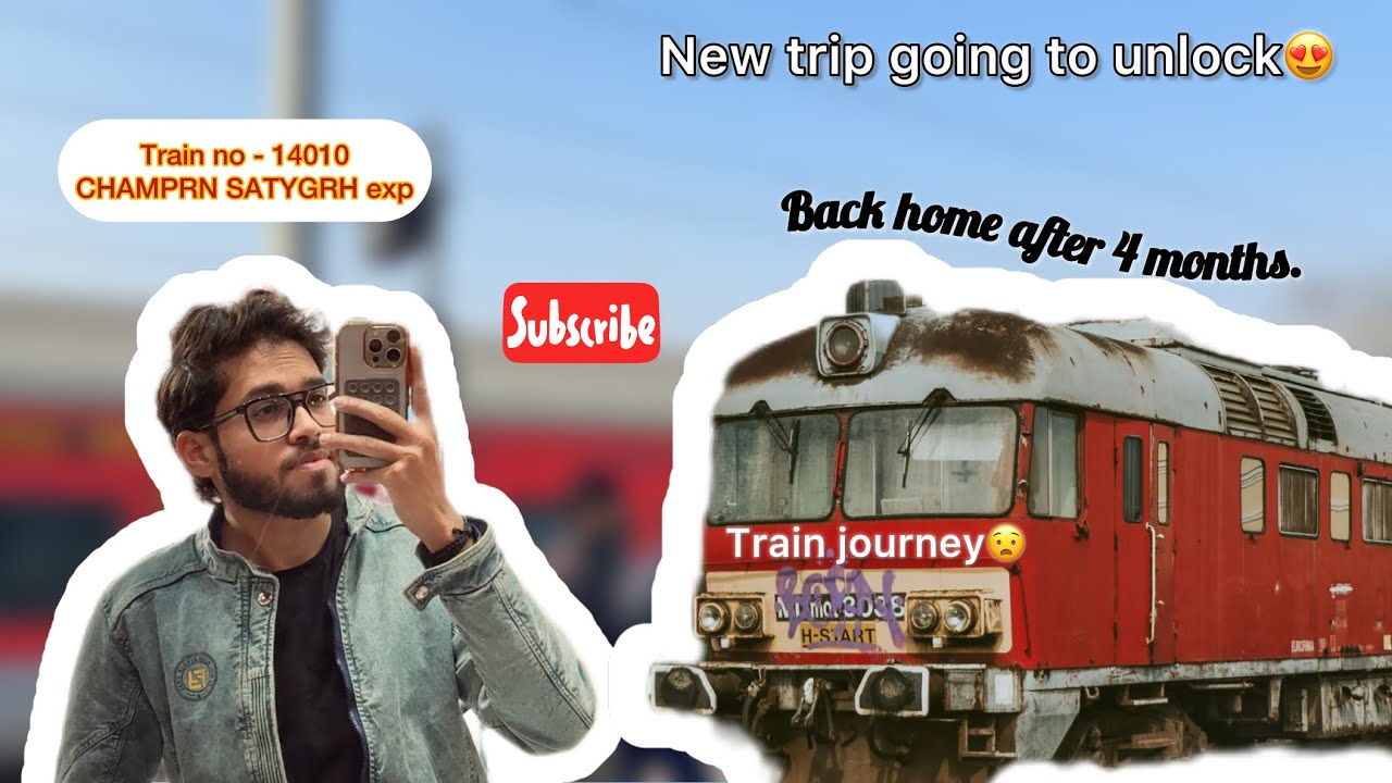 Train journey from Delhi to Sitapur | Champaran Satyagrah Express