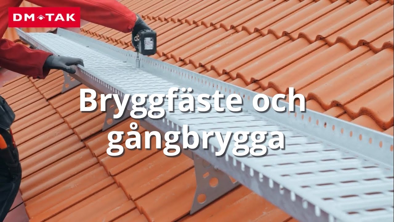 Takskolan. Taksäkerhet del 4. Bryggfäste och gångbrygga.