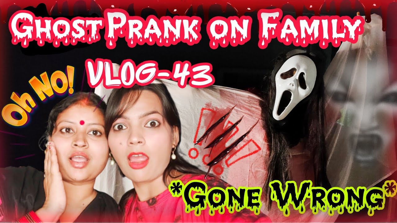 GHOST PRANK ON FAMILY😰👻❌| It's *TOO HILARIOUS* To Handle🤣