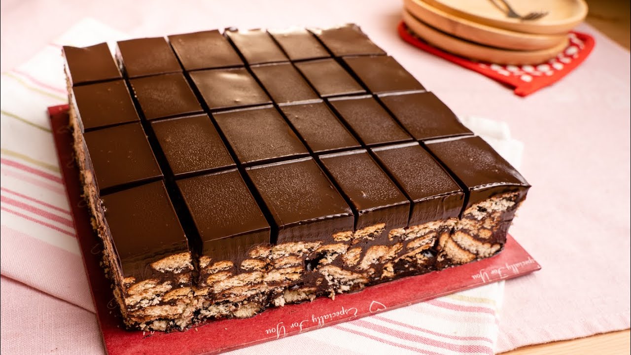 KEK BATIK Coklat Ganache | Sedap Sampai Nak Pengsan :-P