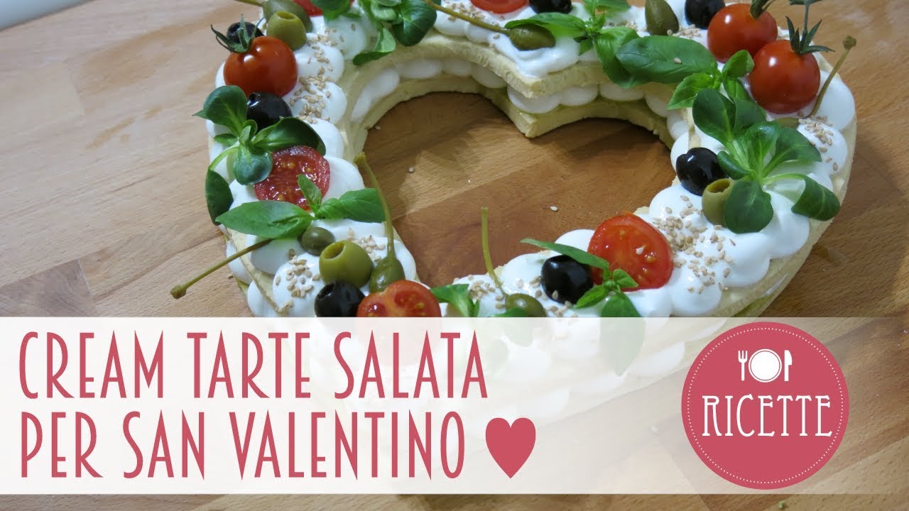 Cream Tart Salata :: Torta Salata Velocissima :: Perfetta per San Valentino