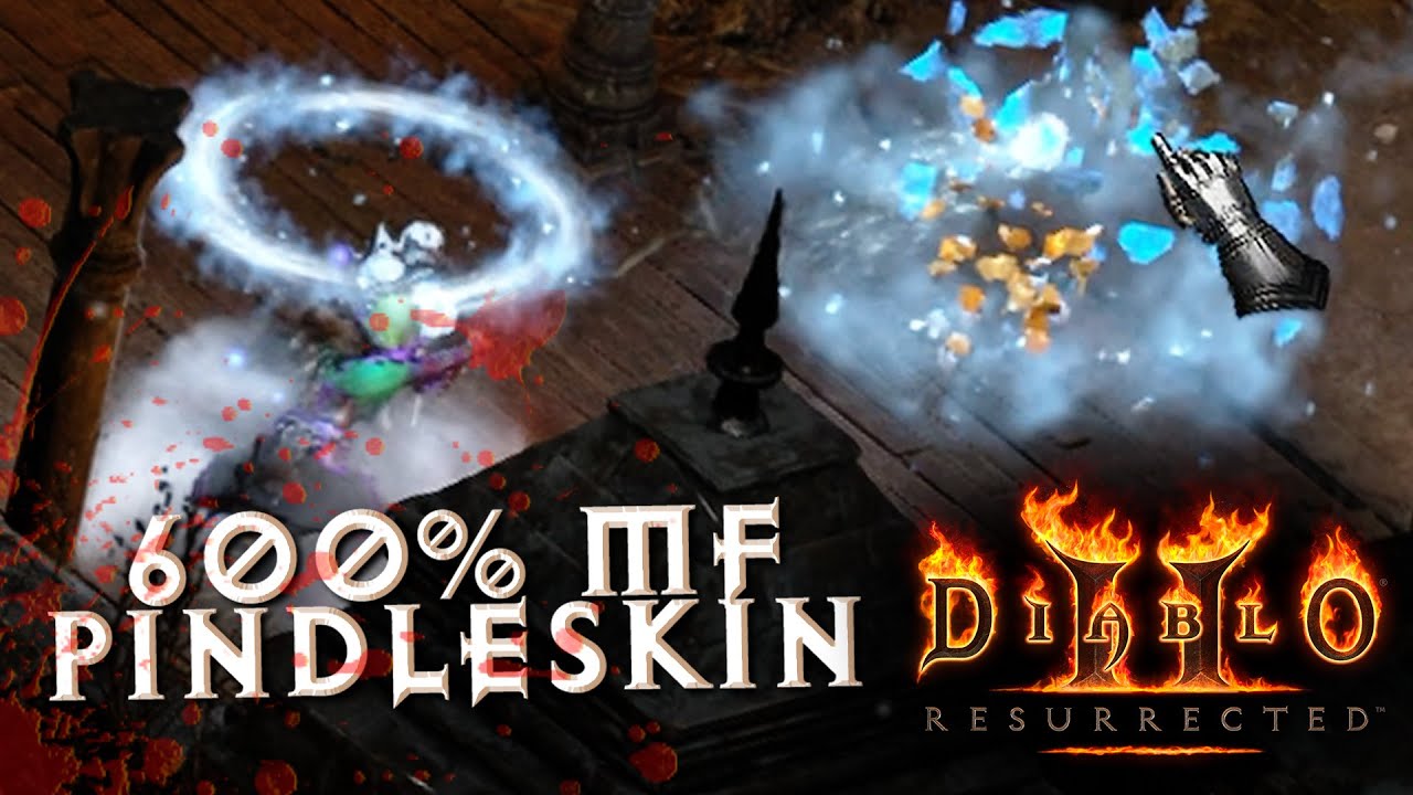 Pulverizing Pindleskin with 600% Magic Find in Diablo 2 Resurrected