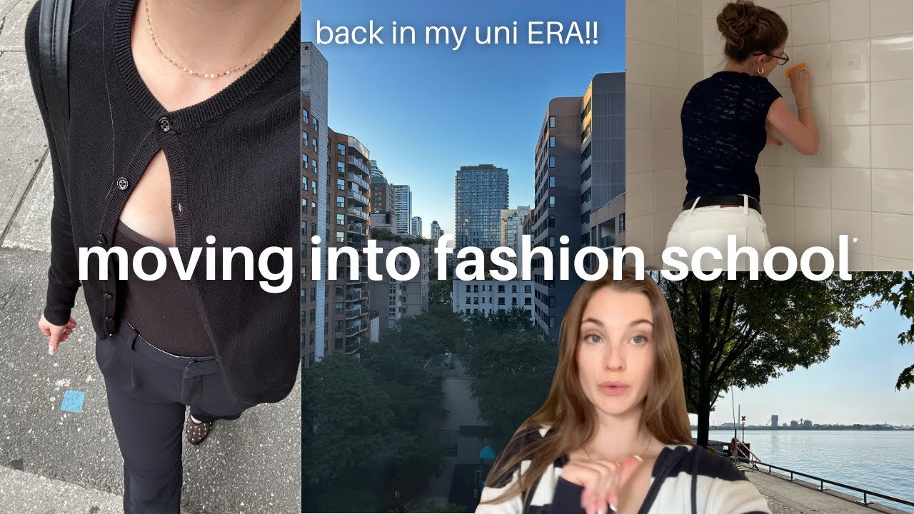 ep 12: moving into fashion school 🎀 | uni move-in vlog, hauls, decorating & chat with me