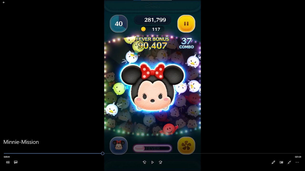 Tsum Tsum #2 - Minnie - Max Skill!