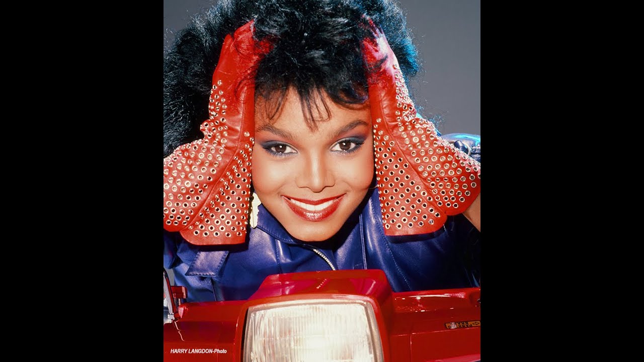 JANET JACKSON Musical career album covers by Harry Langdon