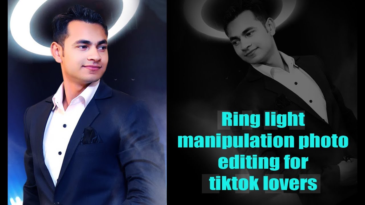 Ring light manipulation photo editing for tiktok lovers - Photoshop creative manipulation editing