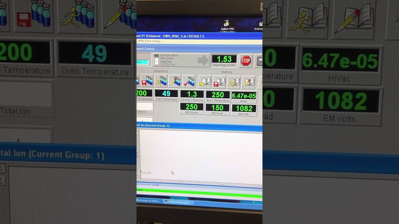 SPME run with no solvent delay