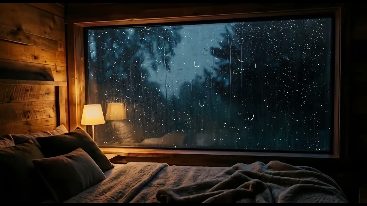 Real Night Rain Ambience for Insomnia