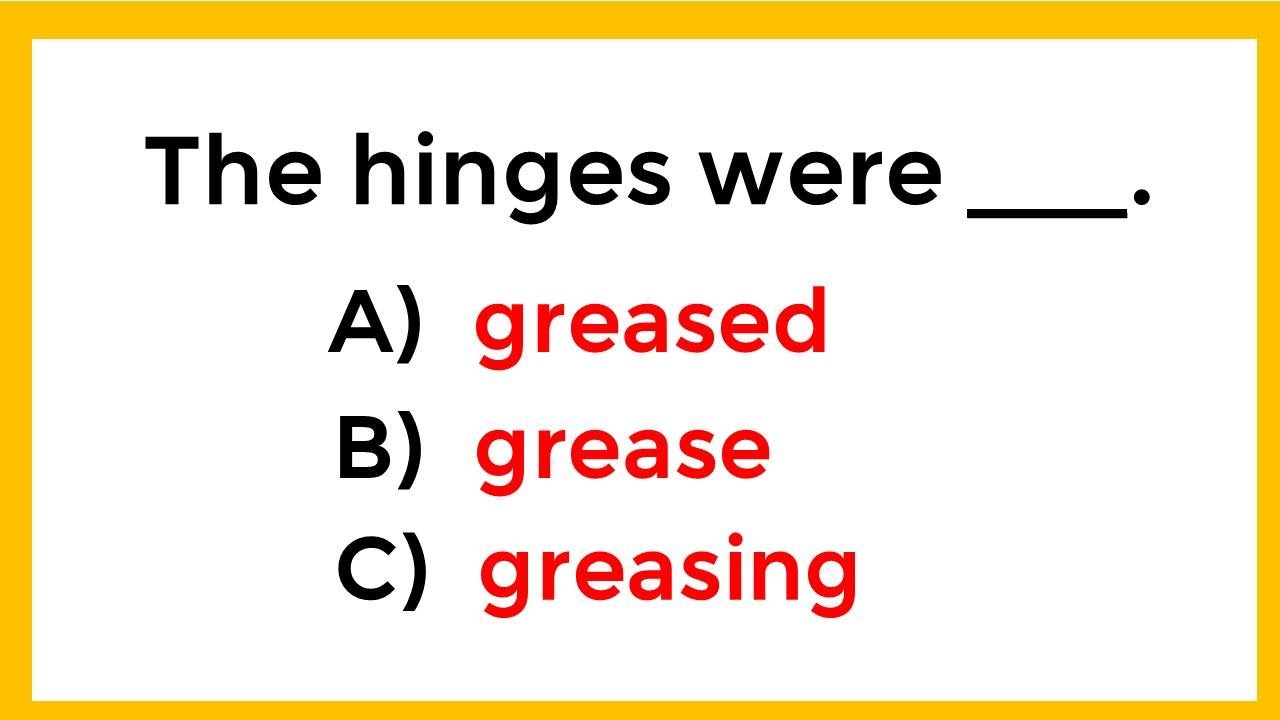 English Grammar Test: 80% Can't Pass This Test
