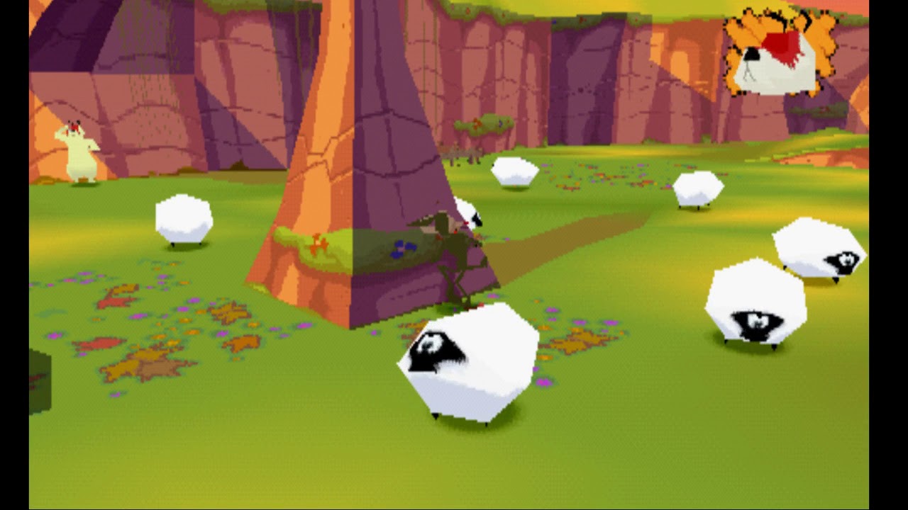 Looney Toons Sheep Raider. Level 4