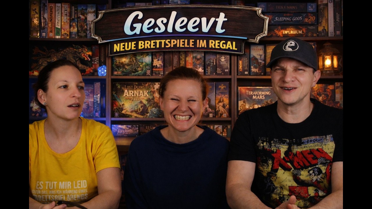 Gesleevt - Neue Brettspiele im Regal - Kurzübersicht mit Eva