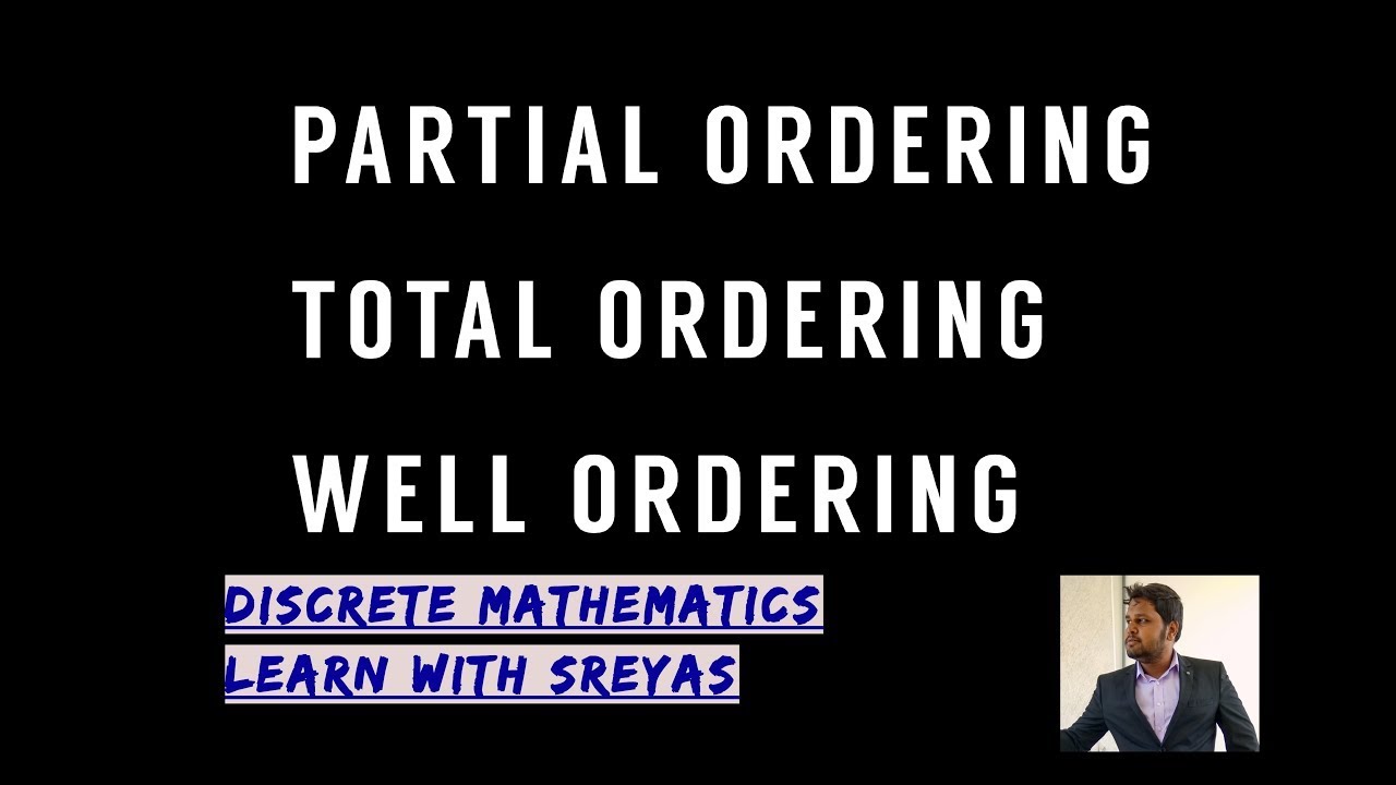 Partial Ordering Relation | Total Ordering | Well Ordered Set | Discrete Mathematics