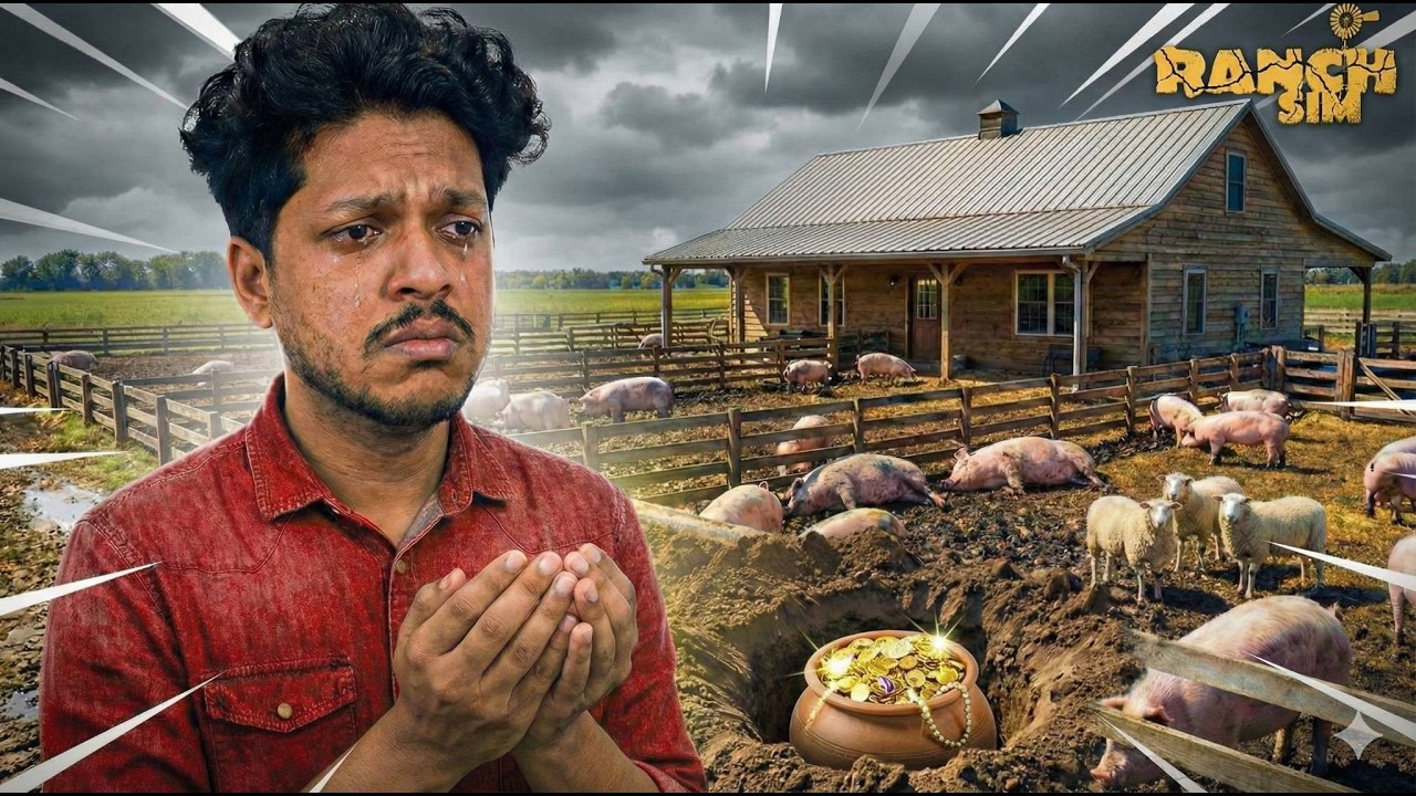ALL PIGS ARE DEAD IN MY RANCH SIMULATOR 🎂 #gta #redparasite #kannada