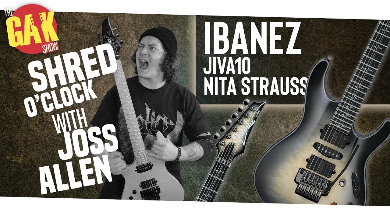 Ibanez JIVA10 Nita Strauss, Deep Space Blonde | SHRED O'CLOCK W/ JOSS ALLEN