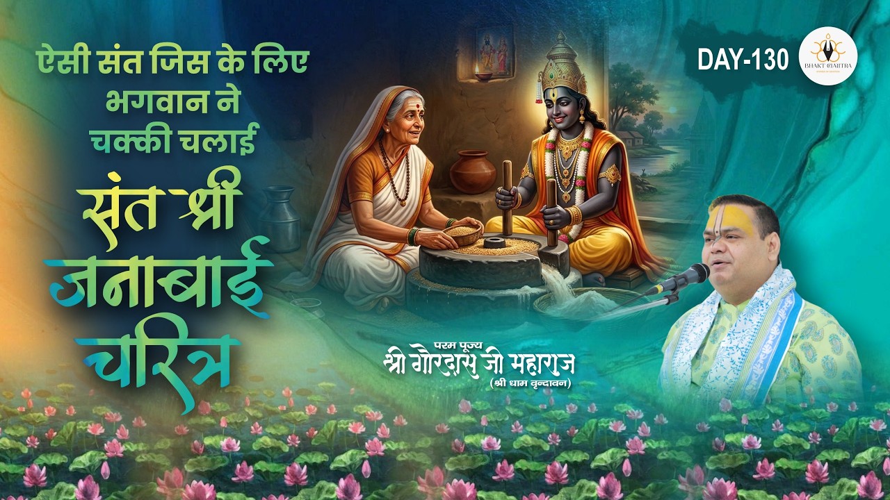 Live Day -130 | ऐसी संत जिस के लिए भगवान ने चलाई चक्की | संत श्री जनाबाई जी चरित्र