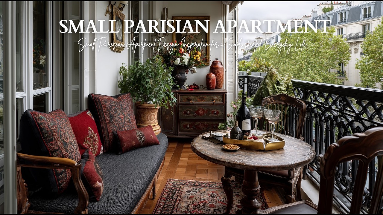 Small Parisian Apartment Design Inspiration for a Sophisticated Everyday Life
