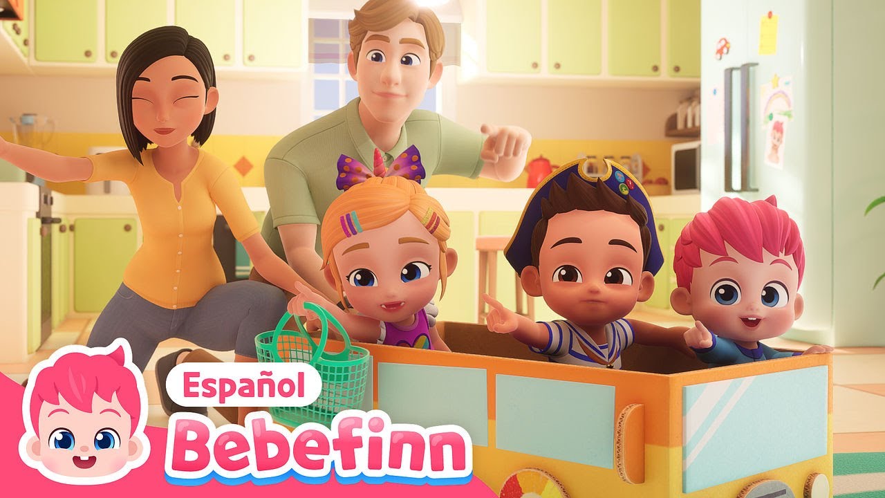 Tour en Bus de Caja | Canciones Infantiles | Bebefinn Hora de Jugar | Bebefinn en espa&ntilde;ol
