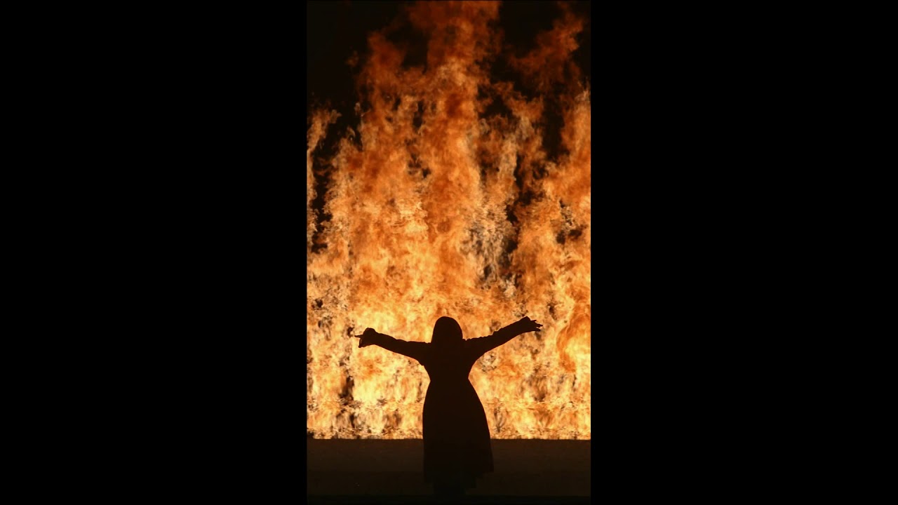 Bill Viola, Fire Woman, 2005 Video/sound installation