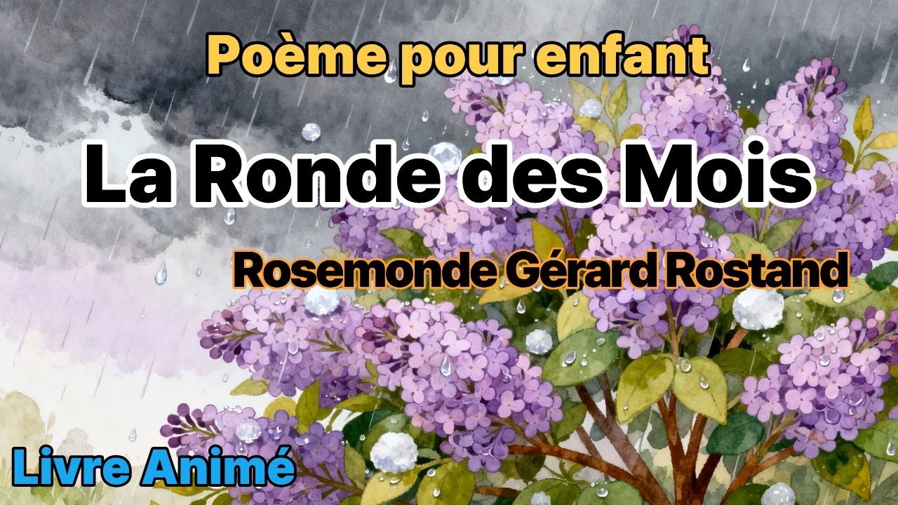 [ Poème pour enfant ] La Ronde des Mois, Rosemonde Gérard Rostand