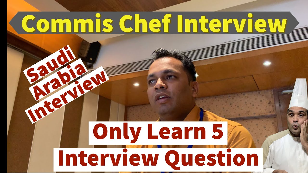 Only Learn 5  Question/ How to Clear Chef Interview / Chef Interview Question for Saudi Arabia