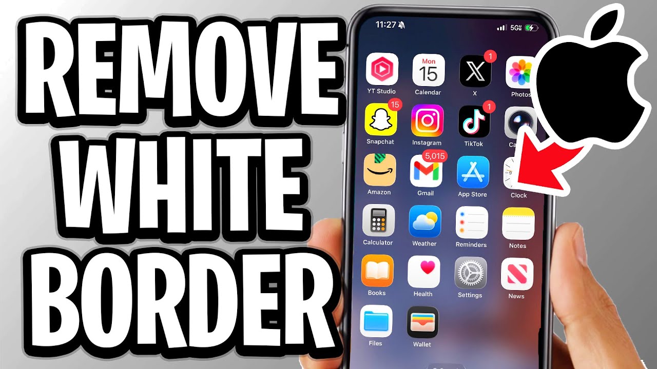 How To Remove White Border Around Icons On iPhone After Update - Full Guide