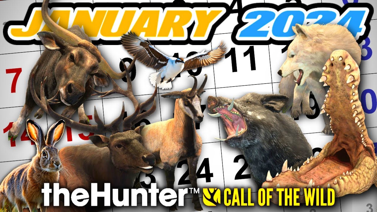 BEST MONTH EVER?! I Hunted Multiplayer for an ENTIRE MONTH! January 2024 Montage | Call of the Wild