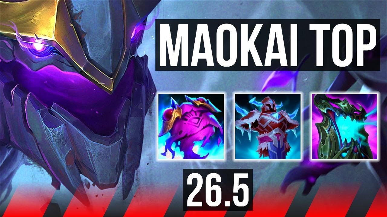 MAOKAI vs MALPHITE (TOP) | 29K damage | KR Diamond | 26.5