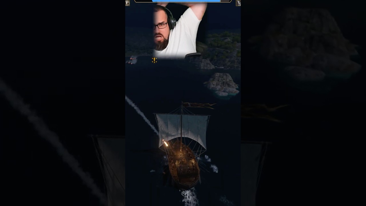 WATCH OUT! *ballista hits the ship*