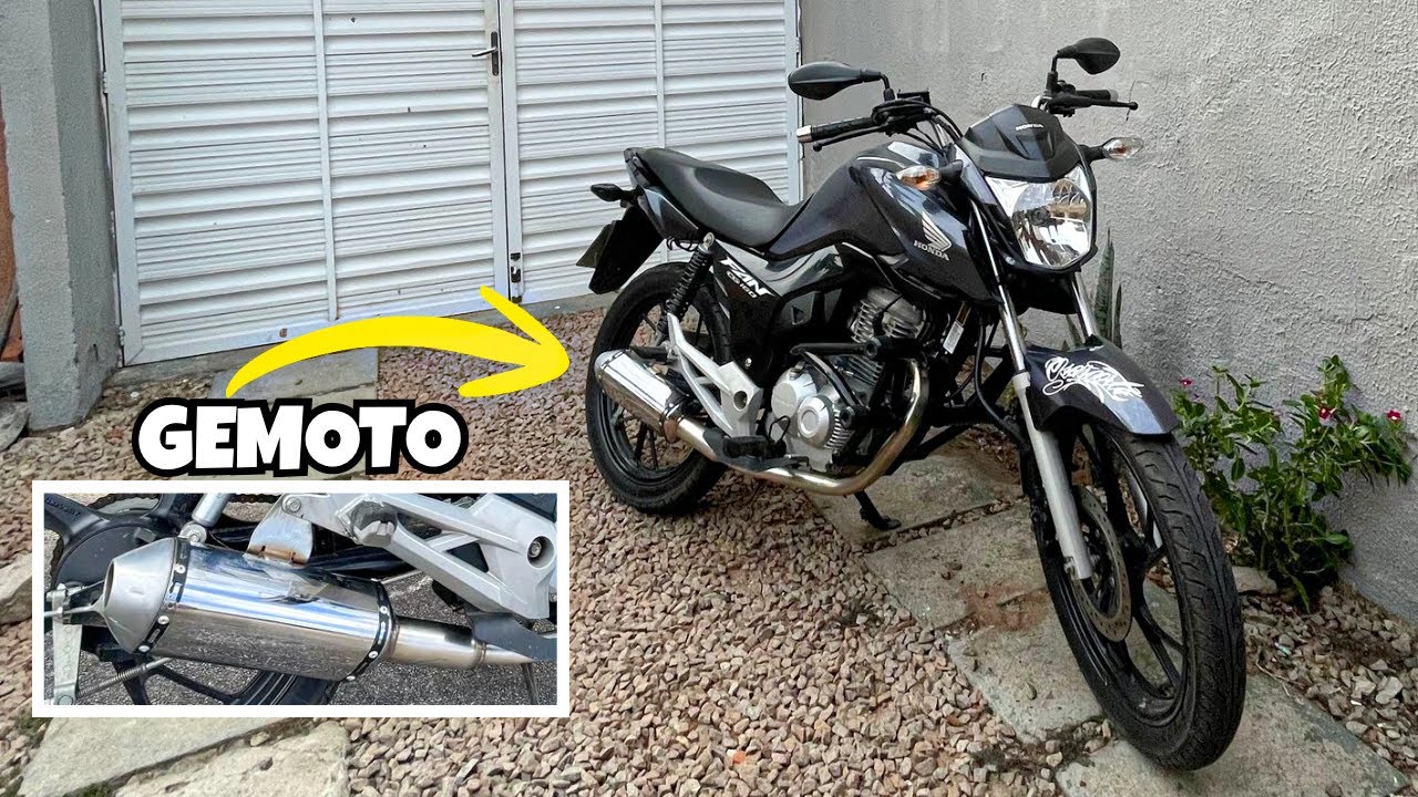 PRIMEIRO TESTE NA RUA COM ESCAPE GEMOTO TRIOVAL + FILTRO ESPORTIVO NA FAN 160 2024!! 🥶🚀