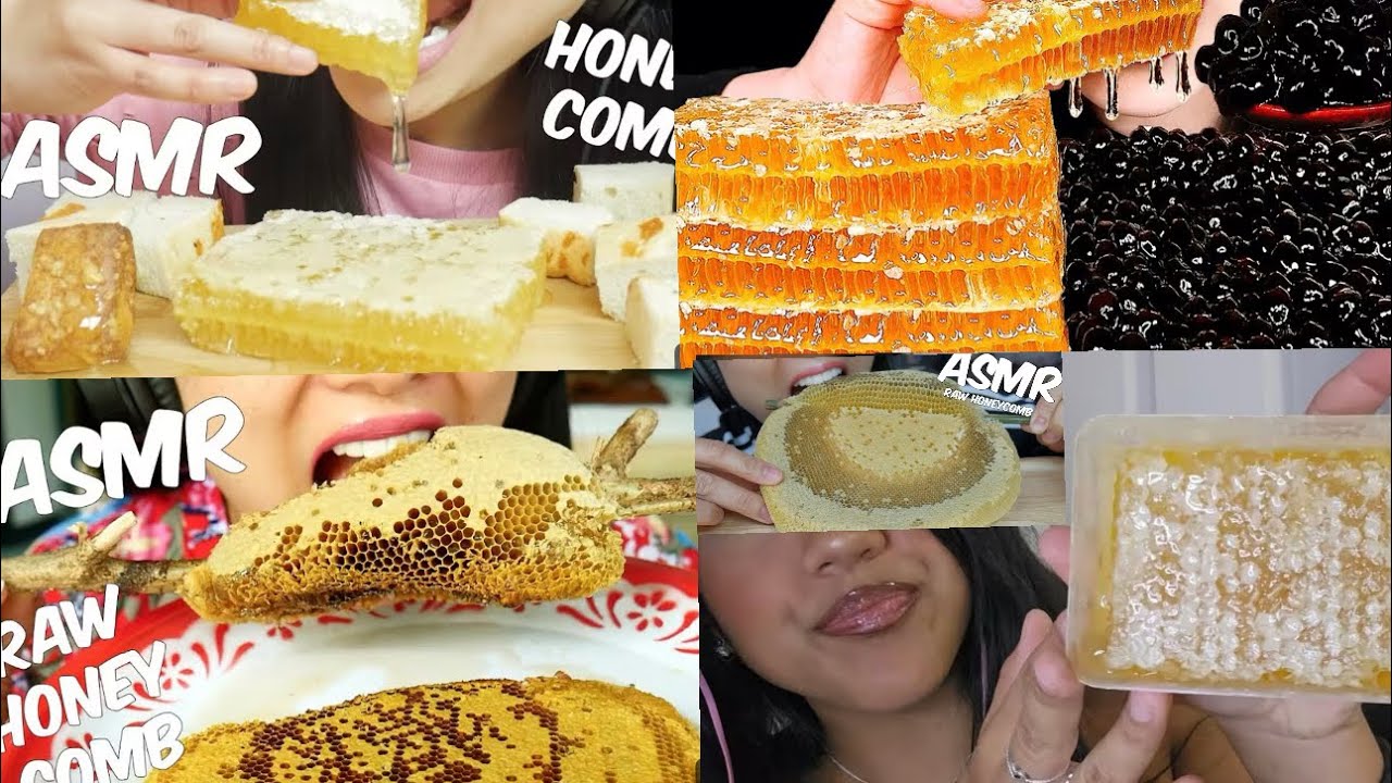 Honeycomb 🍯 | Asmr | Eating | Mukbang | @SASASMR @melmelasmr @ZOEYASMR 