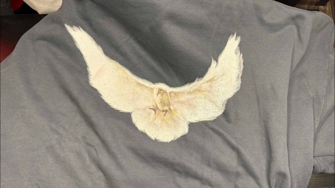 Unboxing the YZY x GAP x BALENCIAGA DOVE HOODIE × 1 from Los Angeles Archive