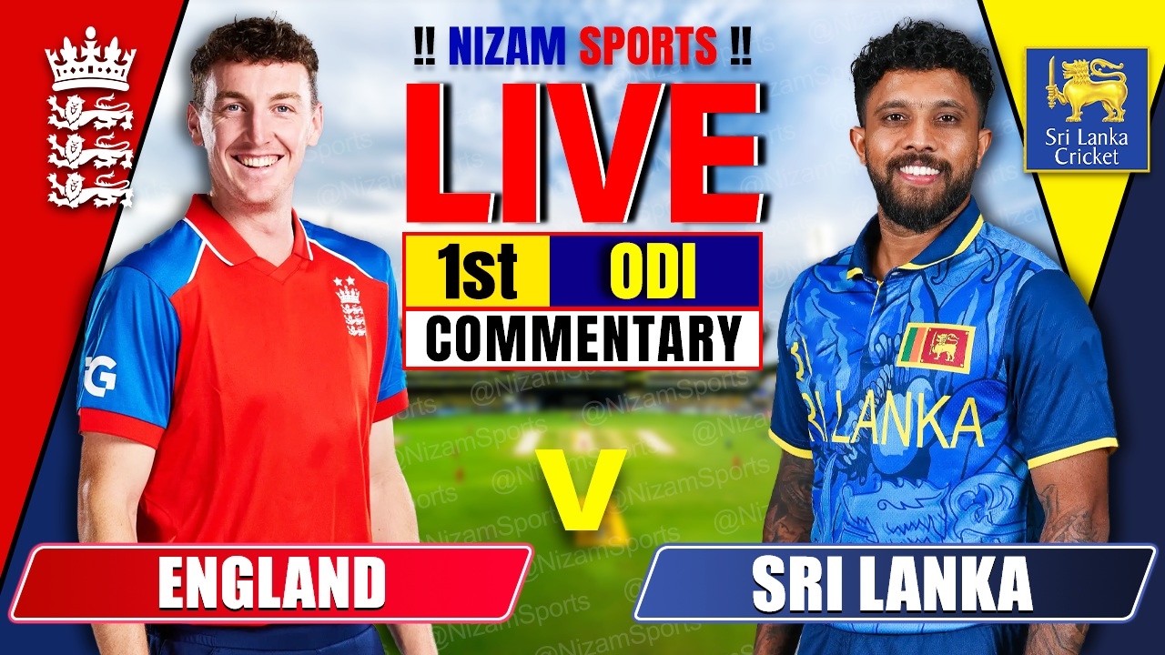 🔴Live: England vs Sri Lanka | 1st ODI | Live Cricket Score & Commentary