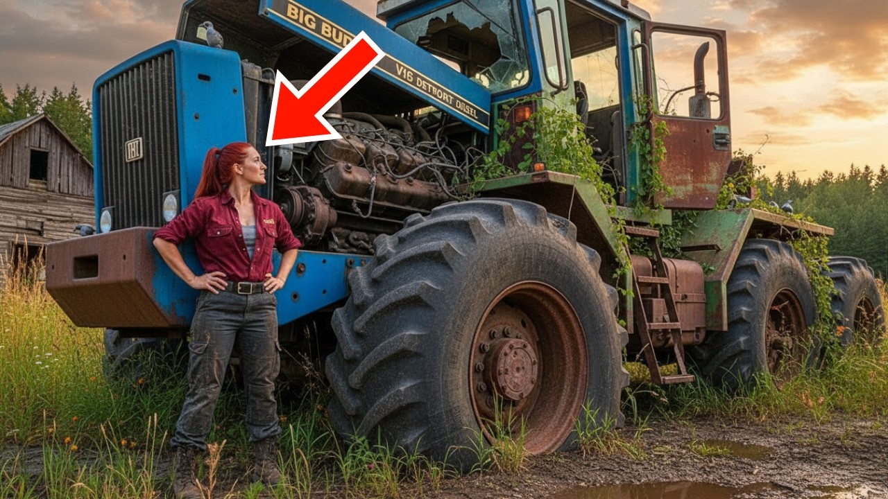 Sie nahm einen seit Jahren vergessenen Traktor mit nach Hause … und die Entdeckung veränderte ihr Sc