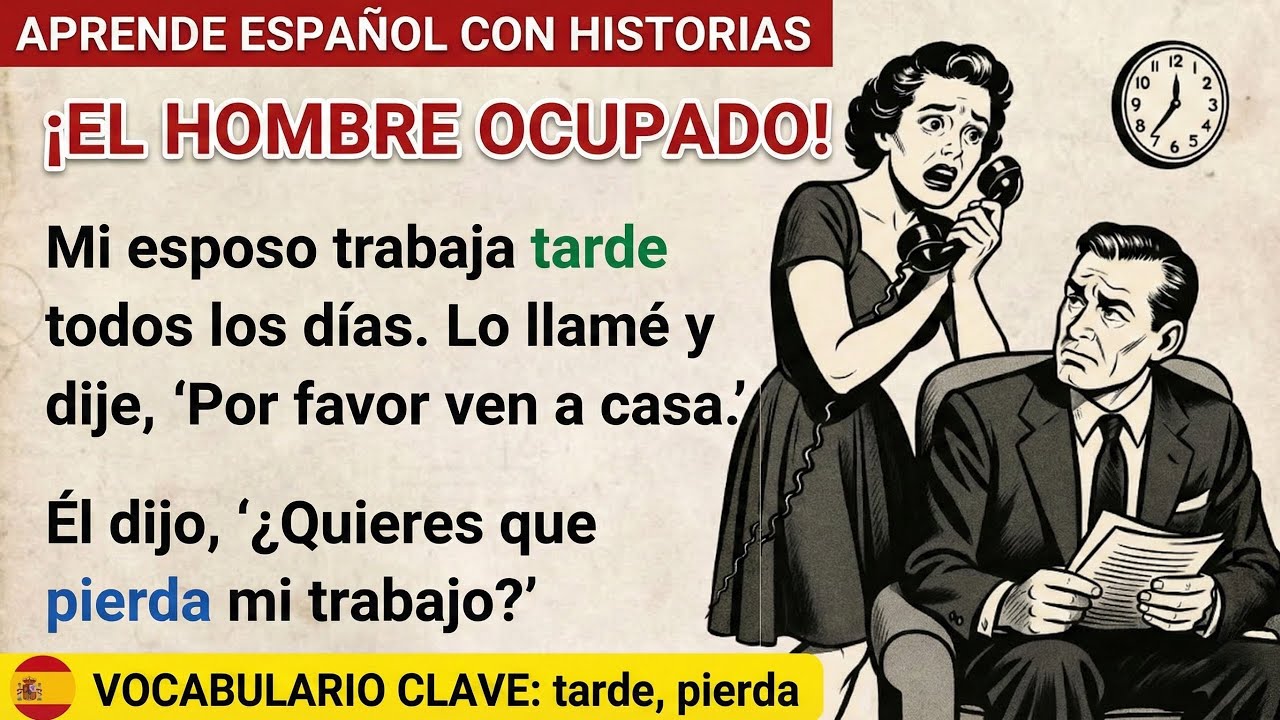 Learn Spanish Through Storytelling: The Absent Father (Level A2-B1)