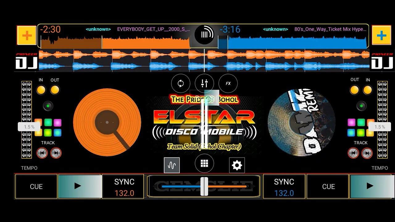 Nonstop 80s use cross dj