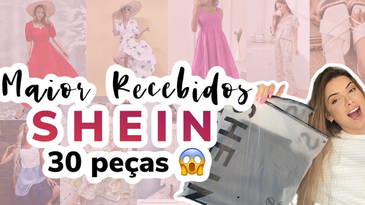 O MAIOR RECEBIDOS DA SHEIN (30 PEÇAS) *vestidos, pijamas e sapatos* - PARTE 1 | RENATA BEIRA