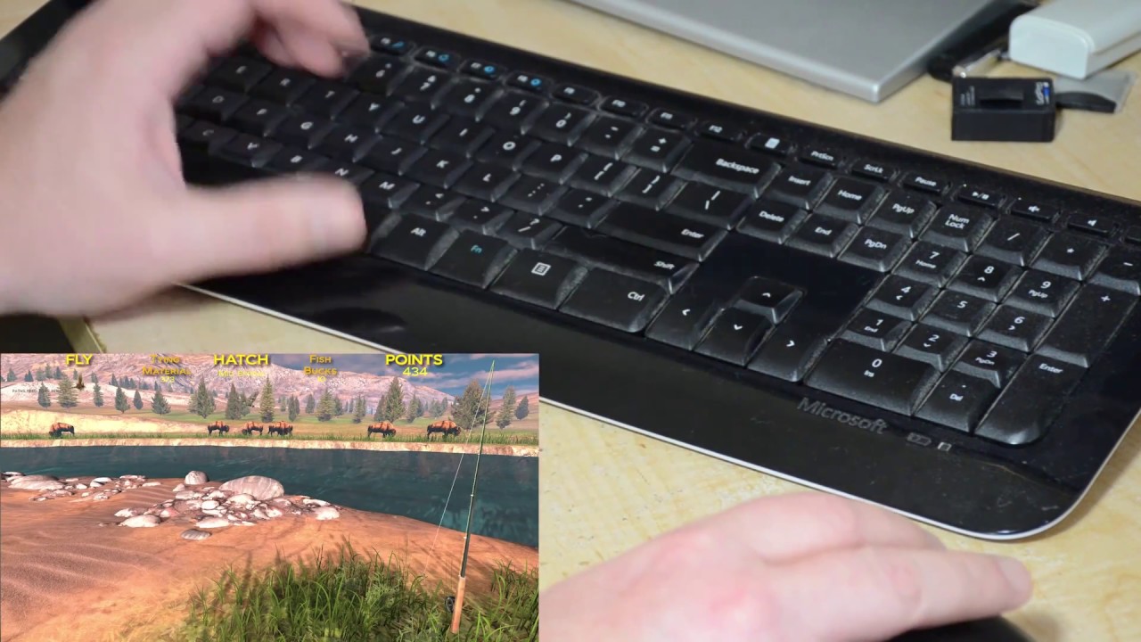 How To Play Fishing on the Fly using a Keyboard