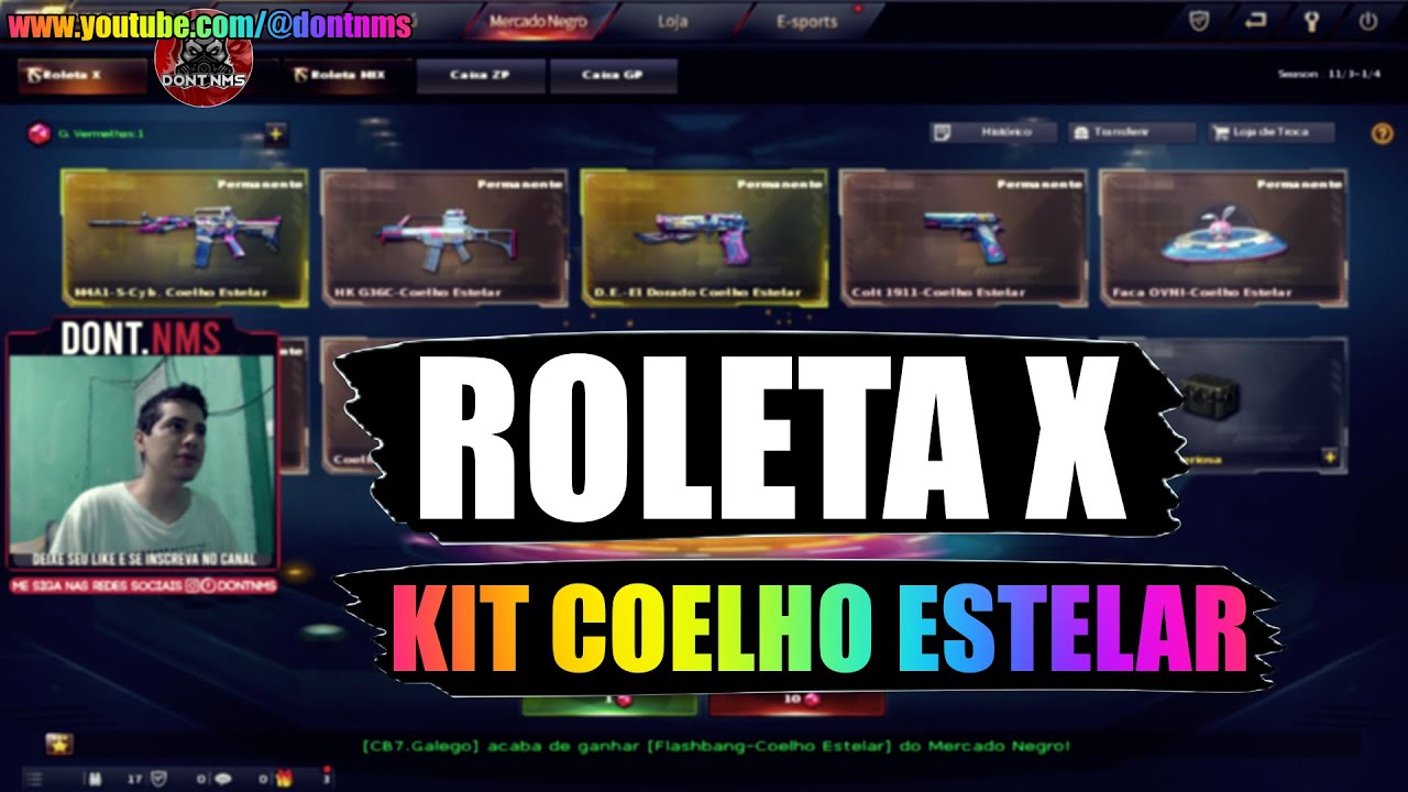 ROLETA X | KIT COELHO ESTELAR | CROSSFIRE