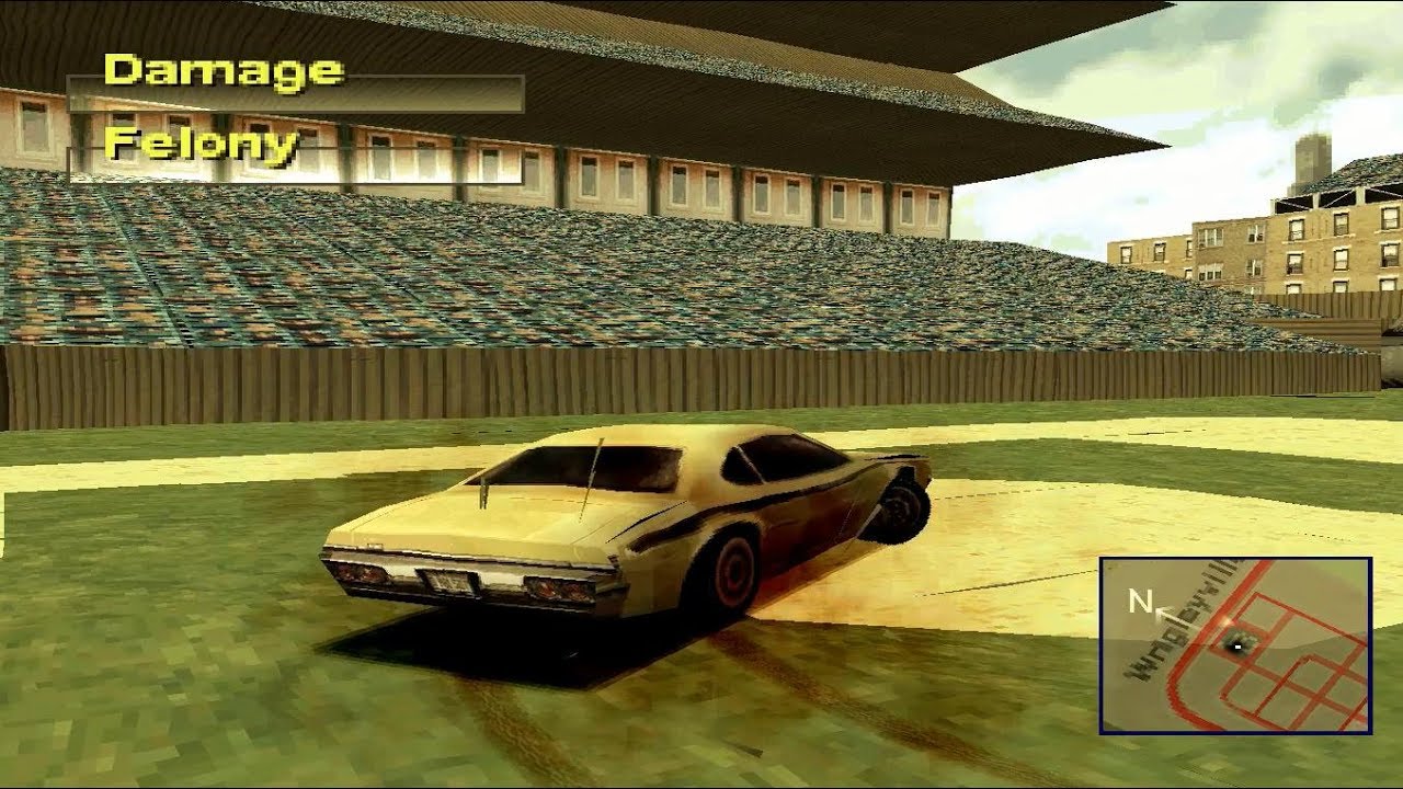 Driver 2 - Chicago Secret Car Location (PS1)