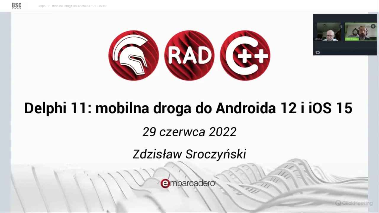 Delphi 11: mobilna droga do Androida 12 i iOS 15