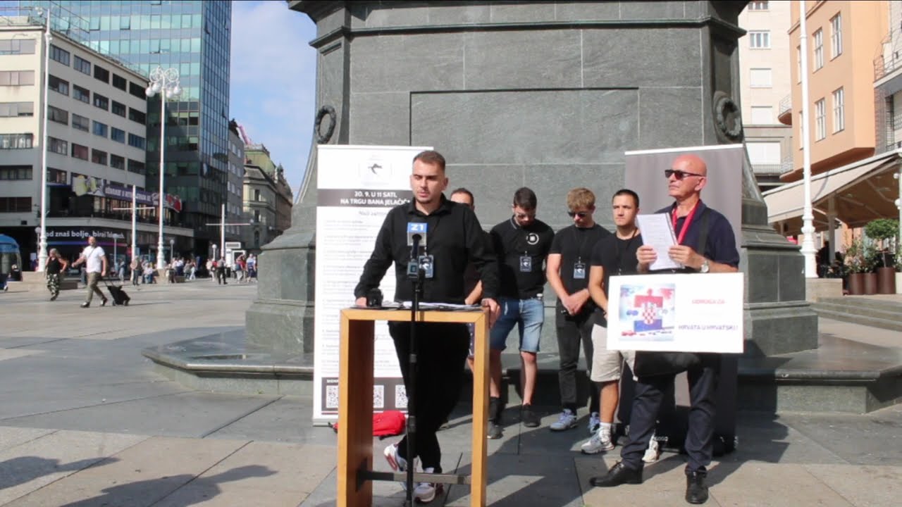 Udruga Za Bolju Hrvatsku Najavljuje Prosvjed
