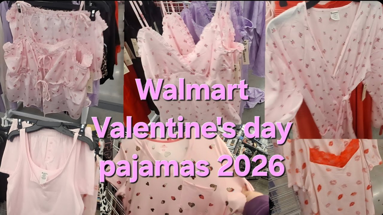 🎀WALMART 2026 Pink girly Pajamas✨️🎀 #walmart2026 #pink #girly #Valentine'sday #pj's 